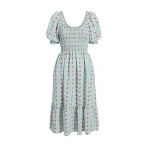 NWT Hill House Home Botanical Print Midi Dress